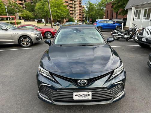 Galactic Aqua Mica 2021 Toyota Camry LE