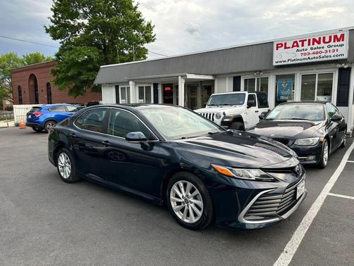 Galactic Aqua Mica 2021 Toyota Camry LE
