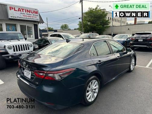 Galactic Aqua Mica 2021 Toyota Camry LE