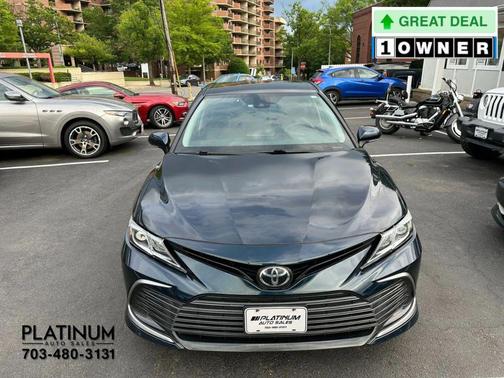Galactic Aqua Mica 2021 Toyota Camry LE