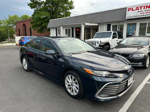 Galactic Aqua Mica 2021 Toyota Camry LE