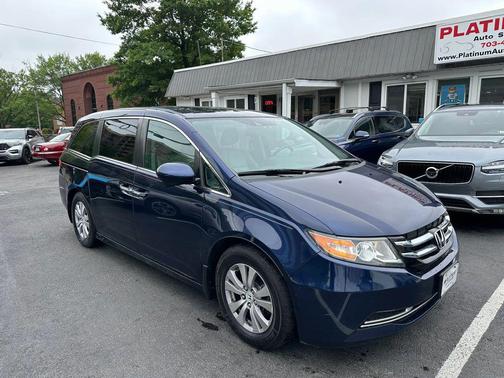 Blue 2015 Honda Odyssey EX-L
