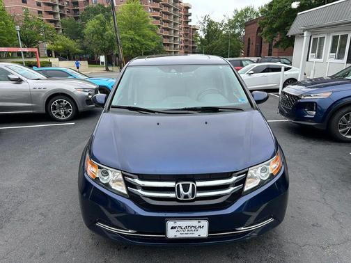 Blue 2015 Honda Odyssey EX-L