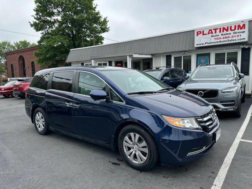 Blue 2015 Honda Odyssey EX-L