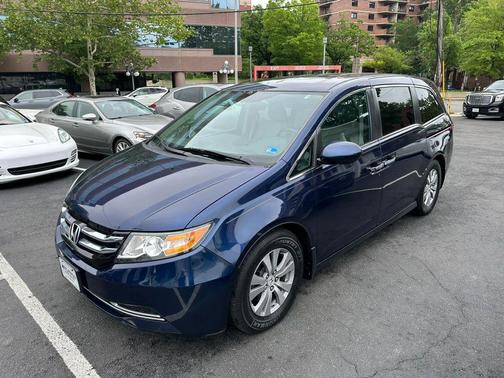 Blue 2015 Honda Odyssey EX-L