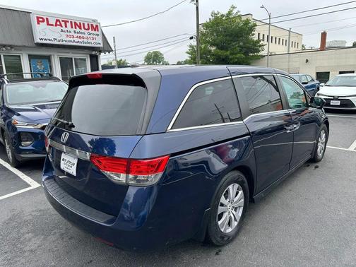 Blue 2015 Honda Odyssey EX-L