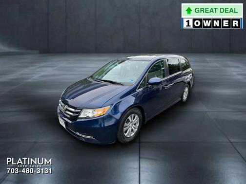 Obsidian Blue Pearl 2015 Honda Odyssey EX-L