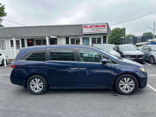 Blue 2015 Honda Odyssey EX-L