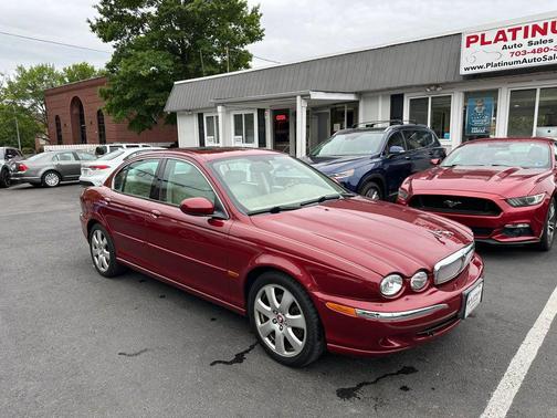Red 2002 Jaguar X-Type 3.0L