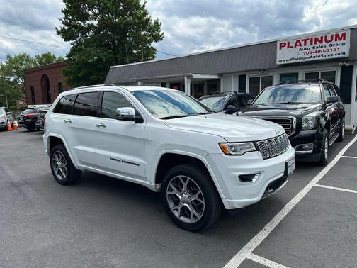 Bright White Clearcoat 2019 Jeep Grand Cherokee Overland
