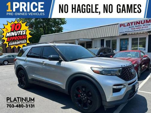 Iconic Silver Metallic 2021 Ford Explorer ST