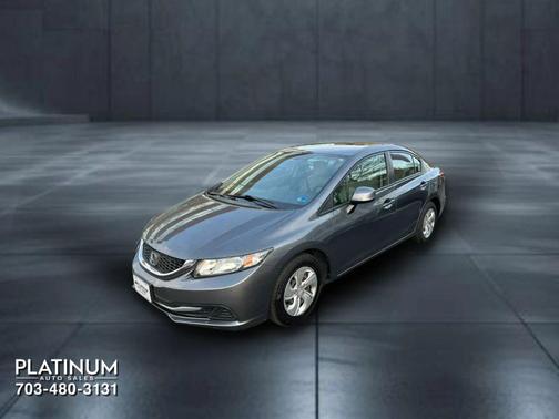 Gray 2013 Honda Civic LX