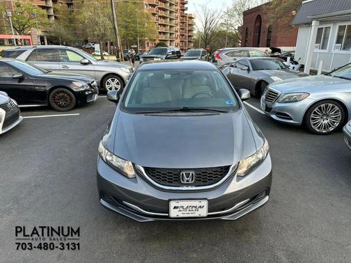 Gray 2013 Honda Civic LX