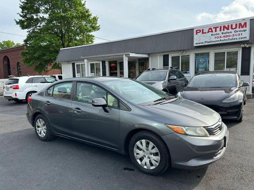 Gray 2012 Honda Civic LX