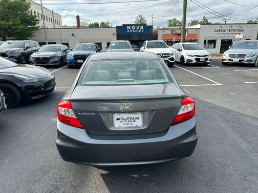 Gray 2012 Honda Civic LX
