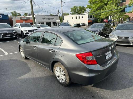 Gray 2012 Honda Civic LX