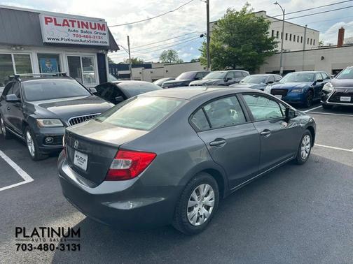Gray 2012 Honda Civic LX
