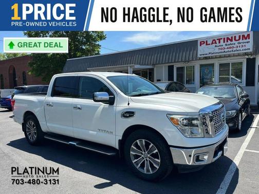 Pearl White 2017 Nissan Titan SL