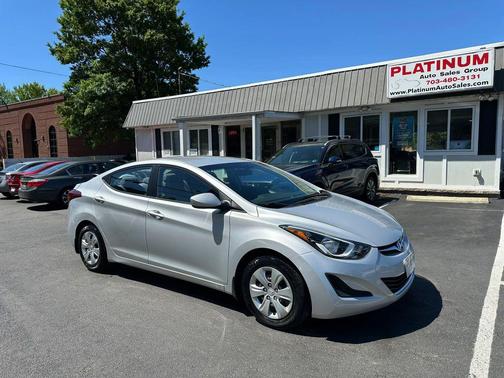 Shimmering Air Silver 2016 Hyundai ELANTRA SE