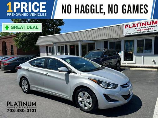 Shimmering Air Silver 2016 Hyundai ELANTRA SE