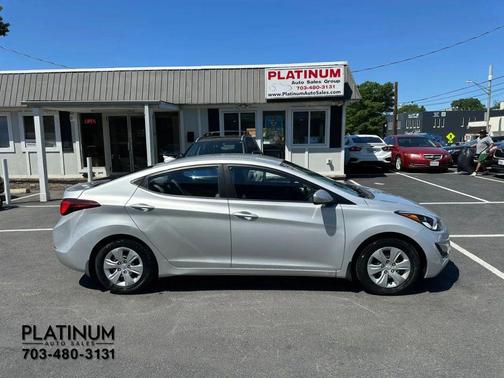 Shimmering Air Silver 2016 Hyundai ELANTRA SE
