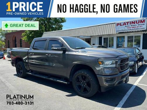 Granite Crystal Metallic Clearcoat 2019 RAM 1500 Big Horn