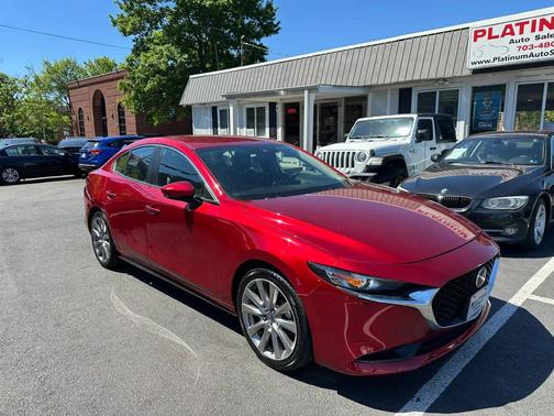 Soul Red Crystal Metallic 2019 Mazda Mazda3 FWD w/Select Package
