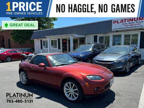 Red 2008 Mazda MX-5 Miata Touring
