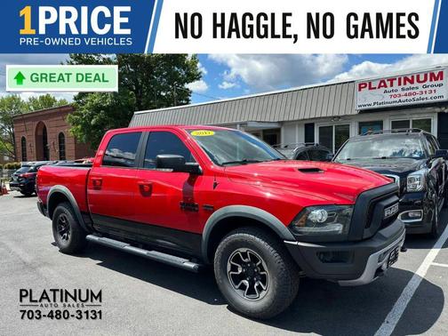 Flame Red Clearcoat 2017 RAM 1500 Rebel
