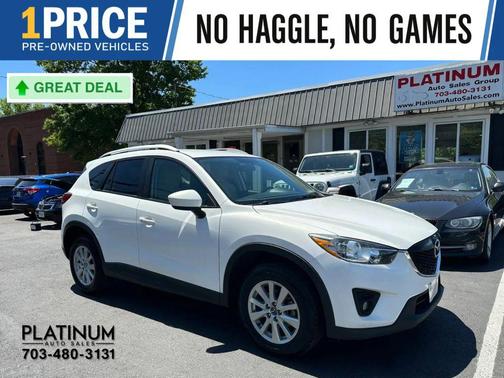 Crystal White Mica 2015 Mazda CX-5 Touring