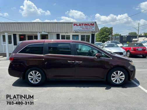 Burgundy 2015 Honda Odyssey EX-L