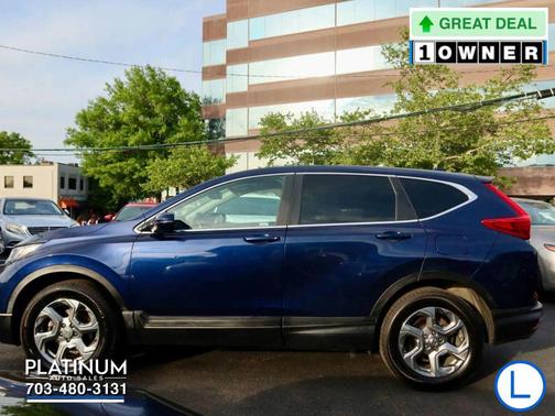 Blue 2018 Honda CR-V EX-L