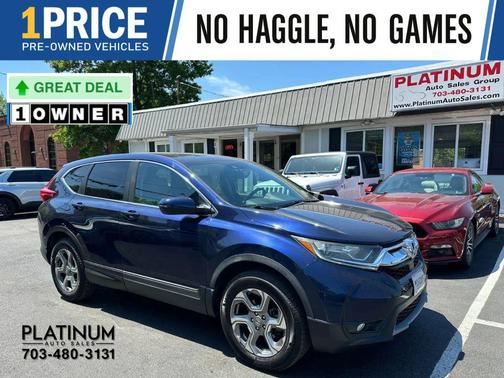 Blue 2018 Honda CR-V EX-L