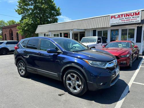 Blue 2018 Honda CR-V EX-L