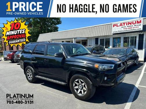 Midnight Black Metallic 2019 Toyota 4Runner TRD Off Road Premium
