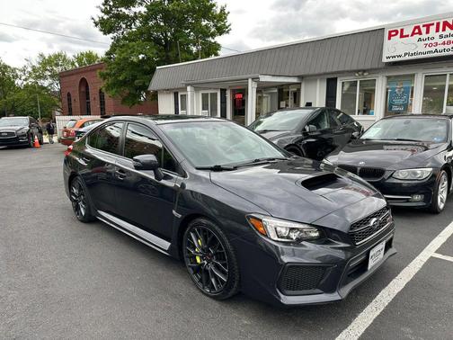 Dark Gray Metallic 2018 Subaru WRX STI Base
