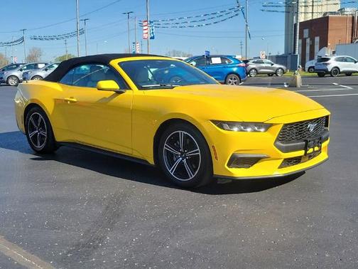 YELLOW SPLASH METALLIC 2024 Ford Mustang ECOBOOST PREMIUM