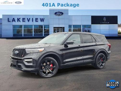 AGATE BLACK METALLIC 2022 Ford Explorer ST