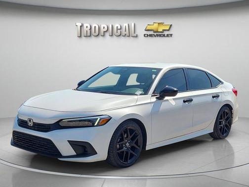 White 2023 Honda Civic Sport