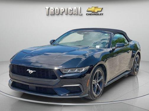 Shadow Black 2024 Ford Mustang EcoBoost Premium