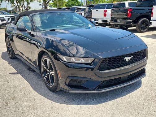 Shadow Black 2024 Ford Mustang EcoBoost Premium