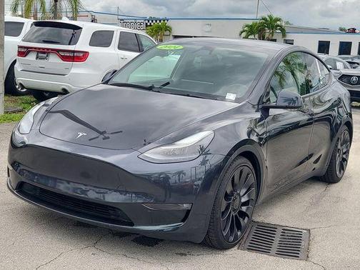 Stealth Gray 2024 Tesla Model Y Performance