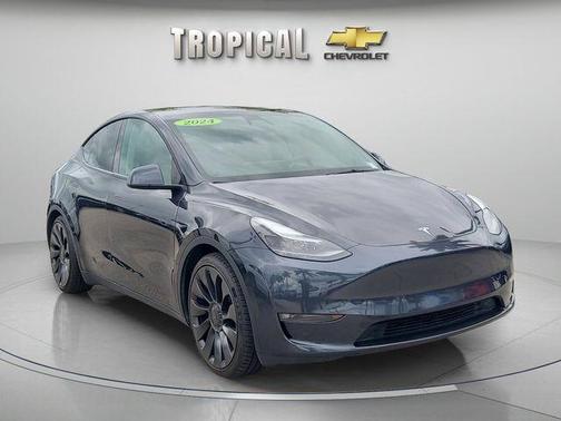 Stealth Gray 2024 Tesla Model Y Performance