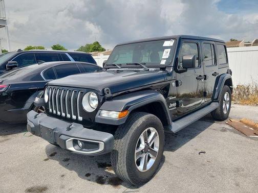Black Clearcoat 2020 Jeep Wrangler Unlimited Sahara