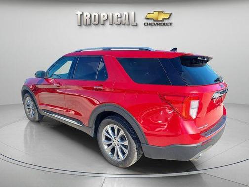 Red Metallic 2023 Ford Explorer Limited