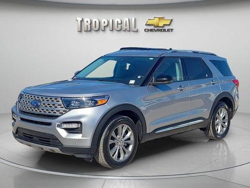 Silver Metallic 2023 Ford Explorer Limited