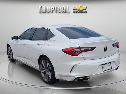 White 2021 Acura TLX Advance