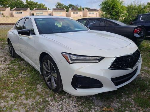 White 2021 Acura TLX Advance