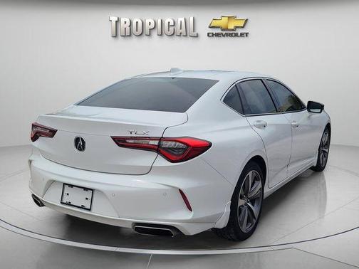 White 2021 Acura TLX Advance