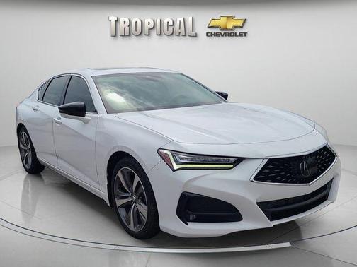 White 2021 Acura TLX Advance